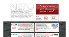 Desktop Screenshot of mefo.ee