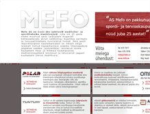 Tablet Screenshot of mefo.ee